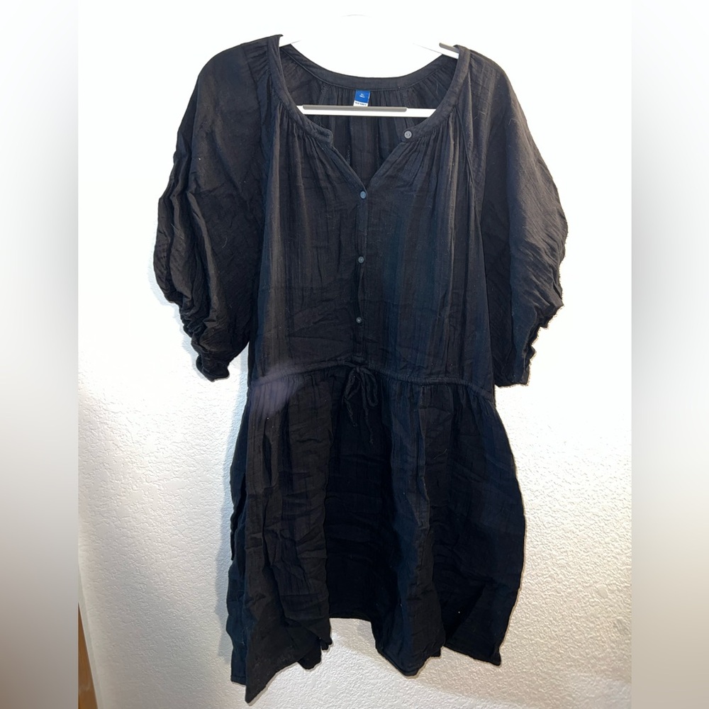 Old Navy Charcoal Button-Up Shirt